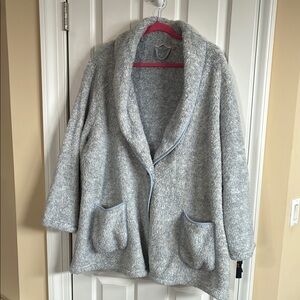 Soft Surroundings Blue Fleece Jacket